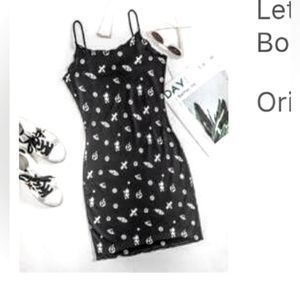 ❗SHEIN: Black Mini W/Little Space Ships ADORABLE❗